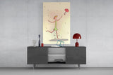 Rainy Day Dancer Glass Wall Art