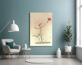 Rainy Day Dancer Glass Wall Art