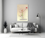 Rainy Day Dancer Glass Wall Art