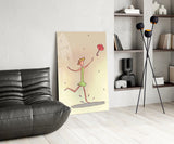 Rainy Day Dancer Glass Wall Art