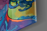 Psychedelic Goggles Glass Wall Art