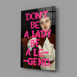 Legend Lady Glass Wall Art