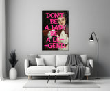 Legend Lady Glass Wall Art
