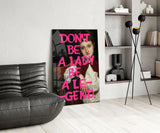 Legend Lady Glass Wall Art