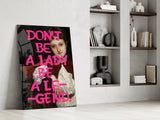 Legend Lady Glass Wall Art
