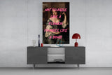 Fragile Bomb Glass Wall Art