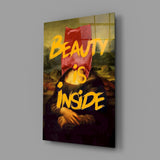 Inner Beauty Glass Wall Art