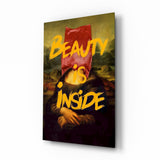 Inner Beauty Glass Wall Art