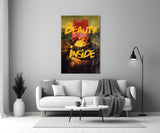 Inner Beauty Glass Wall Art