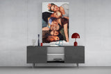 Elegant Group Portrait Glass Wall Art