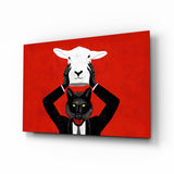 Sheep in Wolf's Clothing Glass Wall Art