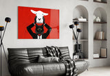 Sheep in Wolf's Clothing Glass Wall Art