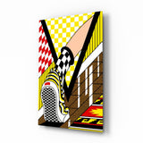 Vans Checkerboard Sneaker Pop Glass Wall Art