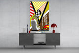 Vans Checkerboard Sneaker Pop Glass Wall Art