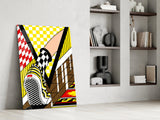 Vans Checkerboard Sneaker Pop Glass Wall Art