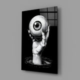 Eyes of the Abyss Glass Wall Art