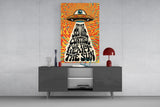 UFO Eye Control Sun Glass Wall Art
