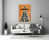 UFO Eye Control Sun Glass Wall Art