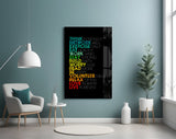 DMS-1060_b Glass Wall Art