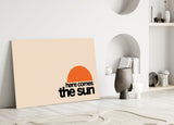 Sunrise Serenity Glass Wall Art