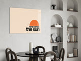Sunrise Serenity Glass Wall Art