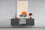 Sunset Serenity Glass Wall Art