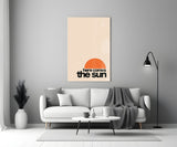 Sunset Serenity Glass Wall Art