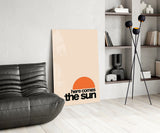 Sunset Serenity Glass Wall Art