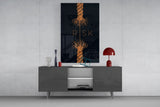 Risk Tangled Rope Glass Wall Art