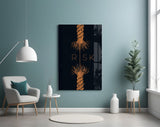Risk Tangled Rope Glass Wall Art