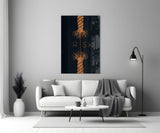 Risk Tangled Rope Glass Wall Art