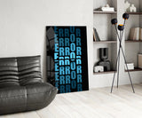 Error Repeated Glass Wall Art