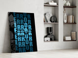 Error Repeated Glass Wall Art