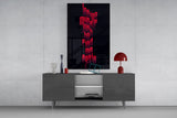 Lost Myself Just to Find Me Again Glass Wall Art