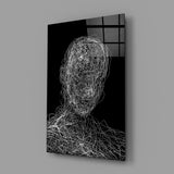 Tangled Threads Portrait Glass Wall Art