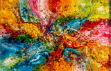 Mosaic Appearence Glass Wall Art