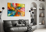 Mosaic Appearence Glass Wall Art