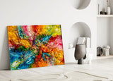 Mosaic Appearence Glass Wall Art