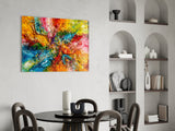 Mosaic Appearence Glass Wall Art