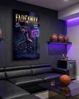Fadeaway Cobra Jump Shot Glass Wall Art - 72x46 cm