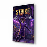 Strike Cobra Slam Dunk Glass Wall Art