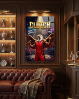Tableau en verre Clutch Bald Eagle Victory - 72x46 cm