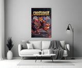 Crossover Fox Streetball Dribble Glass Wall Art