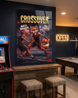 Tableau en verre Crossover Fox Streetball Dribble - 72x46 cm