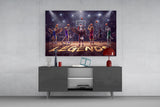 Legends Animal Basketball Team Glass Wall Art
