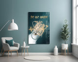 Do No Harm Stethoscope Golden Heart Glass Wall Art