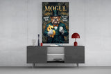 Mogul Tuxedo Bulldog Tycoon Glass Wall Art