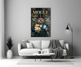 Mogul Tuxedo Bulldog Tycoon Glass Wall Art