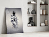 Focus on the Best Chess King Glass Wall Art