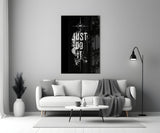 Phoenix Bold Motivational Typography Glass Wall Art